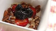 Greek Yogurt with Berries, Nuts and Honey