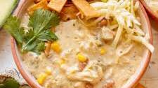 Green Chicken Enchilada Soup