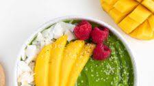 Green Mango Smoothie Bowl
