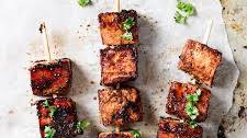 Grilled Cajun and Orange Tofu Skewers