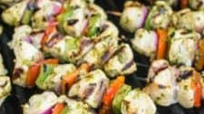 Grilled Chicken Kebabs With Italian Salsa Verde Marinade