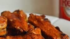Grilled Chicken Wings with Seasoned Buffalo Sauce