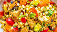 Grilled Chicken and Corn Salad