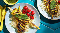 Grilled Coconut-Curry Tofu Kebabs
