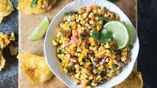 Grilled Corn and Peach Salsa