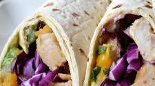 Grilled Fish Wrap Sandwich with Fresh Mango Salsa