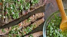 Grilled Flank Steak with Chimichurri