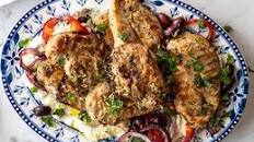 Grilled Greek Chicken Breasts with Whipped Feta