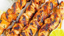 Grilled Honey Lime Chicken Skewers