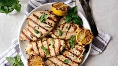Grilled Lemon Basil Chicken