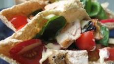 Grilled Lemon Chicken Wrap With Chilli Mayonnaise