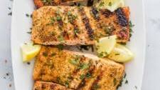 Grilled Lemon Pepper Salmon