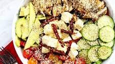 Grilled Lemon and Herb Chicken Salad