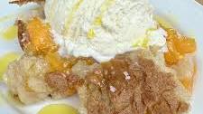 Grilled Peach Cobbler