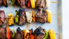 Grilled Pineapple Beef Kabobs