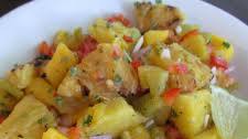 Grilled Pineapple Mango Salsa