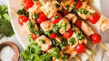 Grilled Salmon Kabobs