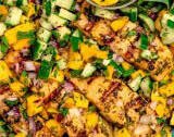 15+ Healthy Caribbean Salmon Recipes You’ll Love to Make! Grilled Salmon Recipe with Mint Mango Salsa