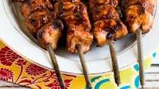 Grilled Sriracha Chicken Kabobs