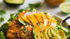 Grilled Sweet Chili Chicken and Mango Salad