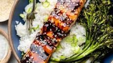 Grilled Teriyaki Salmon