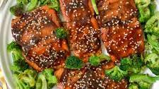 Grilled Teriyaki Salmon