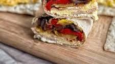 Grilled Vegetable and Egg Wraps