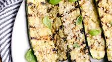 Grilled Zucchini with Lemon, Garlic and Parmesan
