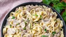 Ground Beef Alfredo