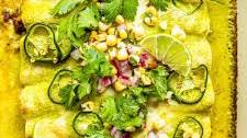 Ground Beef Enchiladas Verdes