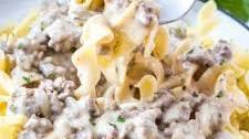 Ground Beef Stroganoff (with Video)