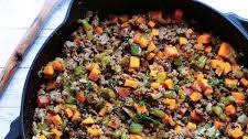 Ground Beef & Veggie Sweet Potato Hash