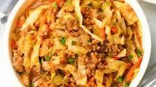 Ground Beef and Cabbage