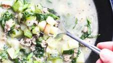 Ground Pork Soup with Vegetables