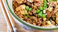 Ground Pork Stir Fry with Tofu