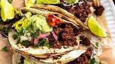 Ground Venison Tacos with Avocado Lime Crema