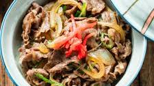 Gyudon (Japanese Beef Rice Bowl)