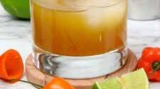 Habanero-Infused Whiskey with Mango and Lime