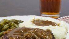 Hamburger Steaks With Onion Gravy
