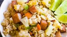 Hawaiian Pineapple Fried Rice with Spam