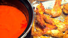 Healthier Boiled and Broiled Buffalo Chicken Wings