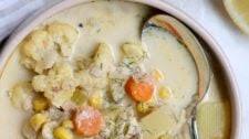 Healthier Salmon Chowder (Dairy-Free!)