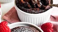 Healthy Chocolate Lava Cakes (Vegan, Gluten Free)