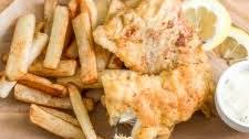 Healthy Fish and Chips with Homemade Tartar Sauce