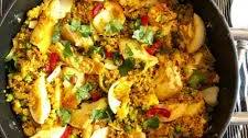 Healthy Kedgeree with Cauliflower Rice and Quinoa