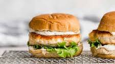 Healthy Salmon Burgers with Lemon Dill Sauce