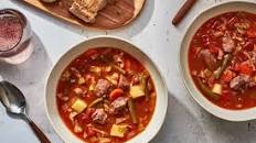 Hearty Old-Fashioned Vegetable Beef Soup