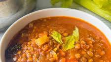 Hearty Tomato and Lentil Soup