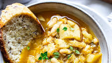 Hearty White Bean and Cabbage Soup with Potatoes