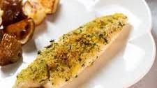 Herb Crusted Baked Tilapia